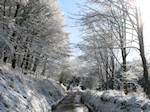 Macclesfield Forest Road in Winter